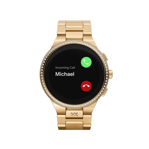 how to answer calls on michael kors smartwatch|User manual Michael Kors Gen 6 Brads.